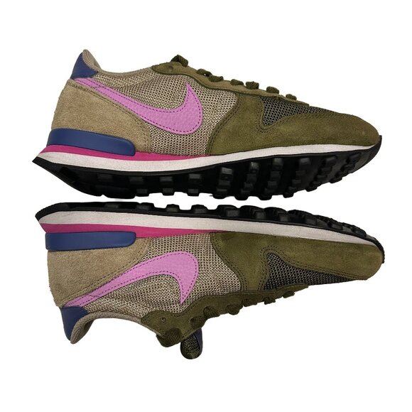 NIKE‎ Lunar Internationalist Casual Sneakers - EUC - Women's Size 6 - army green - Picture 4 of 12